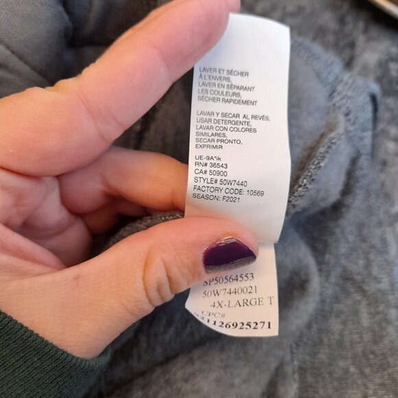 *BOGO FREE* 4XLT Van Heusen Big & Tall Sweater 1/4 Zip Long Sleeve Pullover - Picture 7 of 10